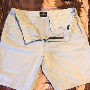 American eagle, classic fit, flat front shorts